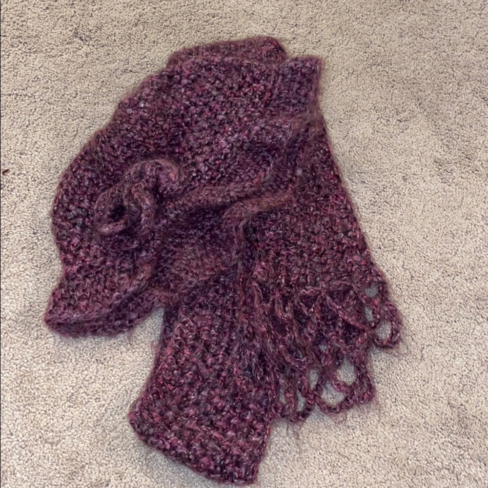 Hand Knit Scarf and Hat Set